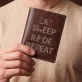 Eat, sleep, ride - Portfel skórzany Eat, sleep, ride - Portfel skórzany