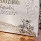 1 urodzinki - Posrebrzana ramka na zdjęcia