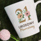 21 urodziny kwiaty - Personalizowany Kubek