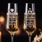 Dwa Kieliszki Do Szampana Na 15 Rocznicę Ślubu Prezent Dla Pary: Razem Od 15 Lat Dwa Kieliszki Do Szampana Na 15 Rocznicę Ślubu Prezent Dla Pary: Razem Od 15 Lat