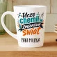 Kubek Personalizowany Dla Nauczycielki Chemii Prezent Na Dzień Nauczyciela Dla Kobiety: Uczę Chemii, Zmieniam