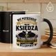 Kubek Z Nadrukiem Dla Księdza Prezent Dla Mężczyzny: Super Ksiądz Bez Peleryny
