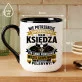 Kubek Z Nadrukiem Dla Księdza Prezent Dla Mężczyzny: Super Ksiądz Bez Peleryny