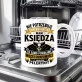 Kubek Z Nadrukiem Dla Księdza Prezent Dla Mężczyzny: Super Ksiądz Bez Peleryny