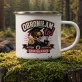 Kubek Emaliowany Na Obronę Licencjatu Prezent Dla Kobiety: Licencjat I Kawa Kubek Emaliowany Na Obronę Licencjatu Prezent Dla Kobiety: Licencjat I Kawa