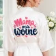 Szlafrok Satynowy Na Dzień Matki Prezent Dla Mamy Kobiety: Mama Ma Wolne