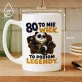 Kubek Z Nadrukiem Na 80 Urodziny Prezent Dla Mężczyzny: Panda: 80 Poziom Legendy