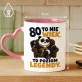 Kubek Z Nadrukiem Na 80 Urodziny Prezent Dla Mężczyzny: Panda: 80 Poziom Legendy
