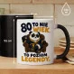 Kubek Z Nadrukiem Na 80 Urodziny Prezent Dla Mężczyzny: Panda: 80 Poziom Legendy