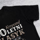 50 letni klasyk - Czarna koszulka męska