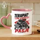 Kubek Z Nadrukiem Dla Fana Motoryzacji Prezent Dla Mężczyzny: Pasja Zamiast Terapii