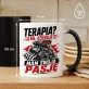 Kubek Z Nadrukiem Dla Fana Motoryzacji Prezent Dla Mężczyzny: Pasja Zamiast Terapii