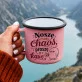 Kubek Emaliowany Dla Kobiety W Ciąży Prezent Na Dzień Mamy Dla Kobiety: Ironiczny Ciążowy Doodle