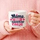 Kubek Z Okrągłym Uchem Na Dzień Mamy Prezent Dla Mamy Kobiety: Mama Z Humorem Kubek Z Okrągłym Uchem Na Dzień Mamy Prezent Dla Mamy Kobiety: Mama Z Humorem