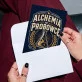 Kartka z Życzeniami Dla Chemika Dla Mężczyzny: Emblemat Alchemika