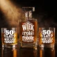 Zestaw Do Whisky Na 50 Urodziny Mężczyzny Prezent Na 50 Urodziny Dla Mężczyzny: Wiek Robi Robotę