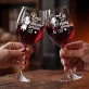 Dwa Kieliszki Do Wina Na 50 Rocznicę Ślubu Prezent Dla Pary: Złota Para Chibi