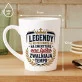 Kubek Z Nadrukiem Na Dzień Dziadka Prezent Dla Dziadka Mężczyzny: Legendy Nie