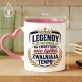 Kubek Z Nadrukiem Na Dzień Dziadka Prezent Dla Dziadka Mężczyzny: Legendy Nie