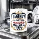 Kubek Z Nadrukiem Na Dzień Dziadka Prezent Dla Dziadka Mężczyzny: Legendy Nie
