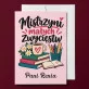 Kartka Personalizowana Na Dzień Nauczyciela Prezent Dla Nauczyciela Kobiety: Mistrzyni Małych