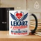 Kubek Z Nadrukiem Dla Lekarza Prezent Dla Mężczyzny: Lekarz Z Powołania
