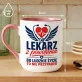 Kubek Z Nadrukiem Dla Lekarza Prezent Dla Mężczyzny: Lekarz Z Powołania
