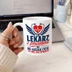 Kubek Z Nadrukiem Dla Lekarza Prezent Dla Mężczyzny: Lekarz Z Powołania