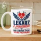 Kubek Z Nadrukiem Dla Lekarza Prezent Dla Mężczyzny: Lekarz Z Powołania