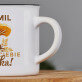 Ale z Ciebie kurka - Kubek ceramiczny z czarnym rantem