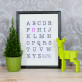 Alfabet - wydruk obramowany Alfabet - wydruk obramowany