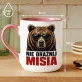 Kubek Z Nadrukiem Dla Mężczyzny Prezent Dla Mężczyzny: Nie Drażnij Misia