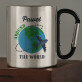 Around the world - Kubek metalowy z karabińczykiem Around the world - Kubek metalowy z karabińczykiem
