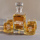 Awesome Whisky - Zestaw Grawerowana Karafka I Szklanki Do Whisky
