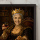 Babcia królowa gier - Królewski portret Babcia królowa gier - Królewski portret