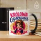Kubek Z Nadrukiem Dla Kobiety Prezent Dla Kobiety: Królowa Ogarniania Kubek Z Nadrukiem Dla Kobiety Prezent Dla Kobiety: Królowa Ogarniania
