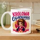 Kubek Z Nadrukiem Dla Kobiety Prezent Dla Kobiety: Królowa Ogarniania Kubek Z Nadrukiem Dla Kobiety Prezent Dla Kobiety: Królowa Ogarniania