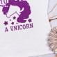 Born to be a unicorn - Koszulka damska z nadrukiem