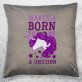 Born to be a unicorn - Poduszka dekoracyjna
