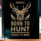 Born to hunt - Piersiówka z grawerem
