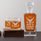 Born to hunt - Zestaw Grawerowana Karafka I Szklanki Do Whisky Born to hunt - Zestaw Grawerowana Karafka I Szklanki Do Whisky