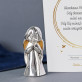 Boże dziecię - Zestaw srebrny aniołek i kartka Boże dziecię - Zestaw srebrny aniołek i kartka
