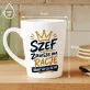 Kubek Z Nadrukiem Dla Szefa Prezent Dla Mężczyzny: Szef Ma Rację