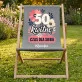 Leżak Z Nadrukiem Na 50 Urodziny Prezent Dla Kobiety: 50 I Kwitnę