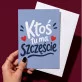 Kartka z Życzeniami Dla Niej i Dla Niego Dla Pary: Chibi Uśmiech Kartka z Życzeniami Dla Niej i Dla Niego Dla Pary: Chibi Uśmiech