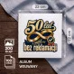 Album Na Zdjęcia Tradycyjny Na 50 Lecie Ślubu Prezent Dla Pary: Półwieczne Przymrużenie