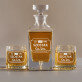 Company Limited - Zestaw Grawerowana Karafka I Szklanki Do Whisky