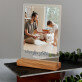 Córeczka z tatusiem - Wydruk na szkle akrylowym z podstawką Córeczka z tatusiem - Wydruk na szkle akrylowym z podstawką