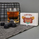 Człowiek legenda - Kamienie do whisky z nadrukiem