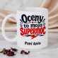 Zestaw Prezenowy z Kubkiem Dla Nauczycielki Na Dzień Nauczyciela Dla Kobiety: Oceny To Moja Supermoc